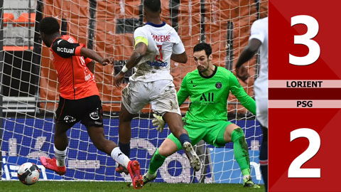 Lorient vs PSG: 3-2 (Vòng 22 Ligue 1 2020/21)